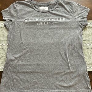 Abercrombie & Fitch Tees with White Embroidered Logo (Bundle of 2)